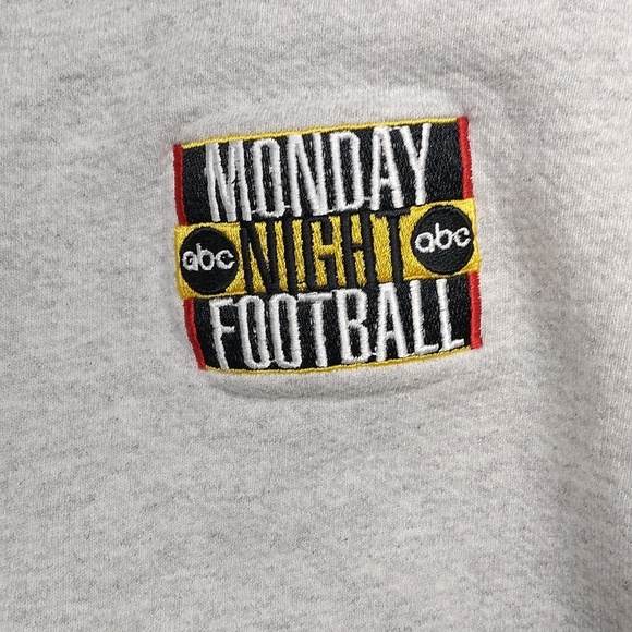 Vintage Lee Monday Night FootballGray Crewneck Sweatshirt Size 2X - Picture 2 of 11